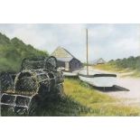 Andrew WATTS (British b. 1947) Penberth Cove Cornwall, Gicleé print, titled and signed on