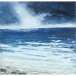 Sara BEVAN (British b. 1967) Mounts Bay, Acrylic on paper, Inscribed, signed and dated 2009 lower