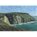 Tom BROOKE (British b. 1948) Land's End, Watercolour, Signed and dated 2016 lower right, signed