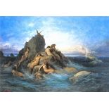 After Gustav DORE The Oceanides, Lithograph, 8" x 11.5" (20cm x 28cm)