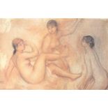After Edgar DEGAS Nude Studies, Lithograph, 11.5" x 17" (29cm x 43cm)