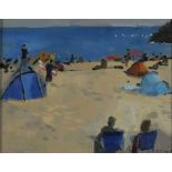 Ken HOWARD (British b. 1932) Porthcurno, Oil on board, Signed lower right, titled and dated 2019