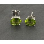 Peridot studs