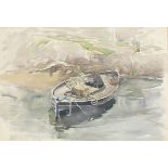 May Marshall BROWN (British 1887-1968) An Inshore Fishing Boat, Watercolour, 10" x 14.75" (25cm x