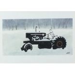 Andrew WATTS (British b. 1926) Snowed In, Gicleé print, titled and signed on certificate verso, 5.5"