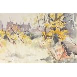 Robin ANSELL (British 20th Century) Cottage in the Woods, Watercolour, Signed and dated 1982 lower