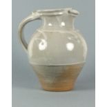 Barrie HUGGETT (British 20th/21st Century) Connor Downs Pottery, part grey glazed jug, impressed