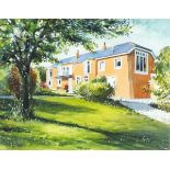 Richard SMALL (20th Century) Fernhill (Newman House) -  Caboolture Queensland, Watercolour, Signed