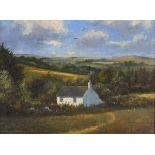 Richard BLOWEY (British b. 1948) The Farm House, Oil on canvas, Signed lower left, 11.5" x 15.5" (