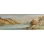 G TREVORS (British 19th/20th Century) Ullswater, Watercolour, Signed lower right, inscribed and