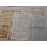 NEWSPAPERS The Star Apr.21, 1708, The Morning Post and Daily Advertiser Jul.23, 1777, The London