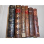 LEATHER BINDINGS 6 titles incl. LOCKE, J. A Second Vindication of the Reasonableness of Christianity