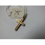 Small 9ct cross 1.8g