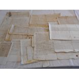 INDENTURES 28 indentures, deeds. etc. c. 1665-1789