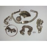 Bag of silver jewellery 33g