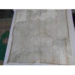 MAP Deutschland 1808, H.H. Gotthold, lithographer H. Kliewer, 4 maps showing North & West, North &