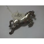 George Tarrat signed by Tonie Taylor silver jumping horse 11.6g boxed