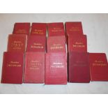 BAEDEKER GUIDES 13 incl. duplicates (3 lack spines)