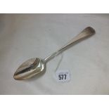 Georgian O.E. pattern table spoon. Lon. 1807 50g.