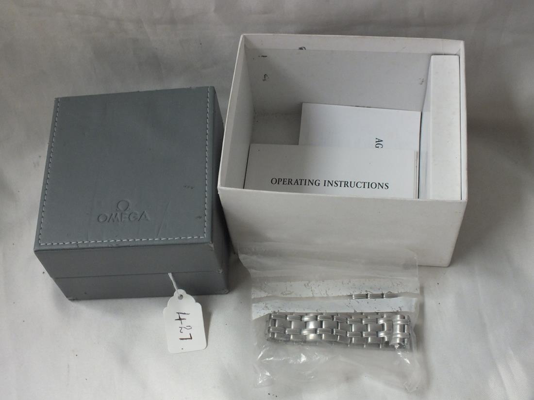 OMEGA STAINLESS STEEL SEAMASTER AUTOMATIC CHRONOMETER WRIST WATCH WITH SECONDS SWEEP AND DATE - Image 2 of 2