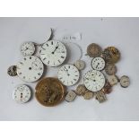 Bag of assorted wrist and pocket watch movements