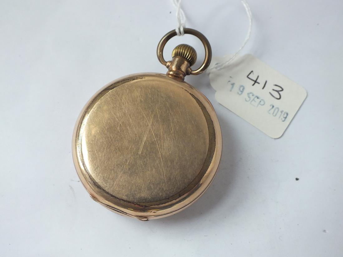 Gents rolled gold Waltham pocket watch with secondsdial - Image 2 of 2