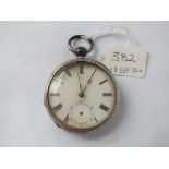 Silver gents pocket watch (A/F)