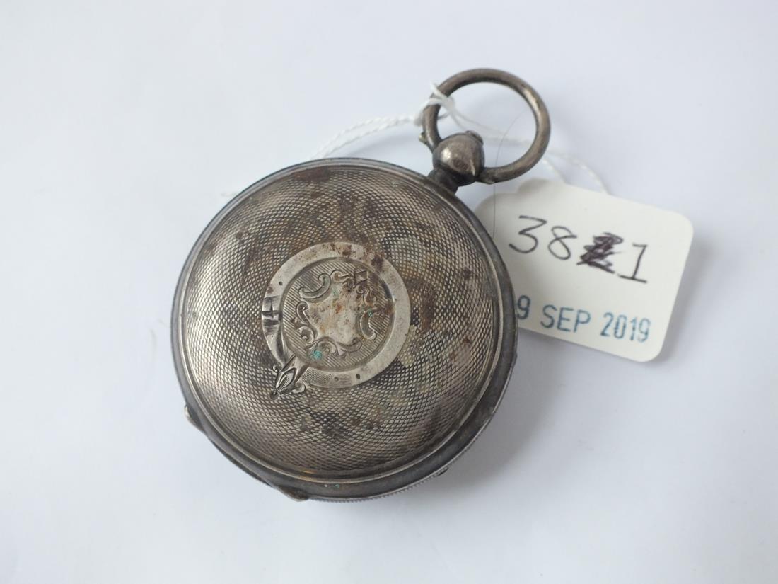 A boxed silver pocket watch by JG Graves “The Express English lever” with seconds dial - Image 2 of 2