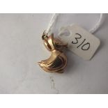 9ct Duck charm 1.2g