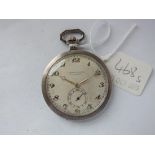 Silver pocket watch by Tavannes