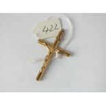 Large 9ct crucifix 5cm long 2.7g