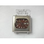 1960’s Seiko rectangular automatic wrist watch