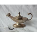 Table lighter in the form of an oil lamp, 3.5” over handle B’ham mod. by BBS