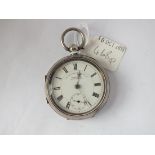 Gents silver pocket watch by Spensor