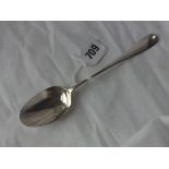 Hanoverian pattern table spoon, bottom struck Lon by SA 30g.
