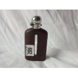 Victorian hand bag flask, 4.5” high Lon 1881