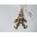 9ct clown pendant 3.5g