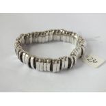 Heavy silver expandable bracelet 70g inc