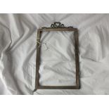 Large rectangular photo frame with ribbon cresting, 13” high Chester 1906 by SI ltd.