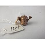 Ornate 9ct watering can seal 1.8g inc