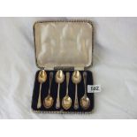 Set of six golfing spoons, Shef 1932 by W & H 85g.