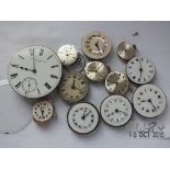 Bag of various watch movements