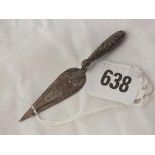 Trowel shaped bookmark, 3.5” long B’ham 1907 by C & N