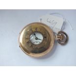 Gents RG half hunter pocket watch