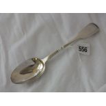 Victorian fiddle pattern table spoon, Lon 1851 by GA 68g.