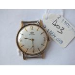 Martin 9ct. gents wrist watch with silvered dial