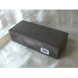 Large cigarette box with Celtic strap work border, 8” long B’ham mod by BS ltd.