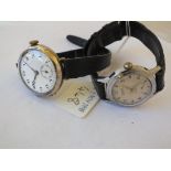 Gents Rotary Super Sport wrist watch, also a silver 1920’s example