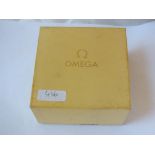 BOXED LADIES OMEGA 9ct. OVAL WRIST WATCH on 9ct mesh strap