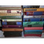 FOLIO SOCIETY Literature & Novels 22 titles, nearly all in s/cases